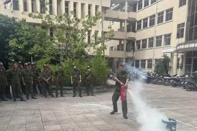 Trang bị kỹ năng PCCC cho lực lượng tham gia bảo vệ ANTT ở cơ sở