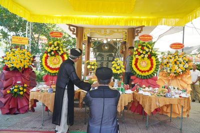 Lễ 'giỗ chung' trên vùng đất cách mạng Đồng Di
