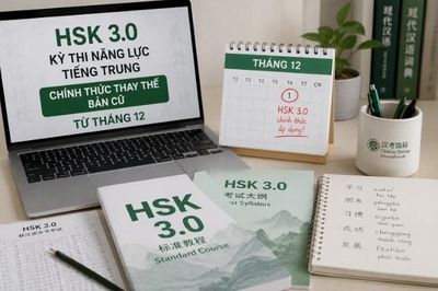 Kỳ thi năng lực tiếng Trung HSK 3.0 thay thế bản cũ từ tháng 12