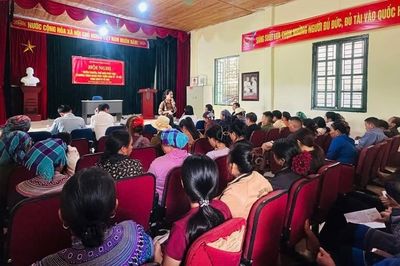 Lào Cai: Sín Chéng đẩy mạnh tuyên truyền về hôn nhân và phòng, chống mua bán người