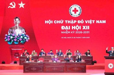 Đại hội đại biểu toàn quốc Hội Chữ thập đỏ Việt Nam lần thứ XII bước vào phiên làm việc thứ nhất