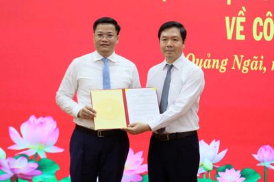 Ông Nguyễn Đức Tâm giữ chức Phó Bí thư Tỉnh ủy Quảng Ngãi