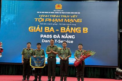 Phòng an ninh mạng công an TP Đà Nẵng đạt Giải Ba vòng loại Cuộc thi Hành trình truy vết tội phạm mạng
