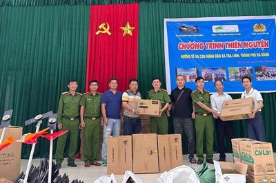 Công an xã và các tấm lòng hảo tâm chăm lo đời sống người dân miền núi