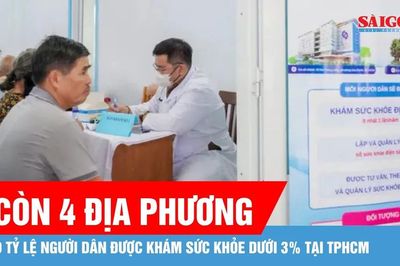 TPHCM còn 4 địa phương có tỷ lệ người dân được khám sức khỏe dưới 3%