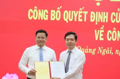 Ông Nguyễn Đức Tâm giữ chức Phó Bí thư Tỉnh ủy Quảng Ngãi
