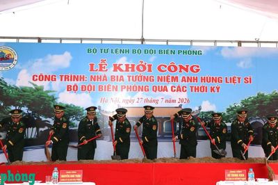Khởi công xây dựng Nhà bia tưởng niệm Anh hùng, liệt sĩ Bộ đội Biên phòng qua các thời kỳ