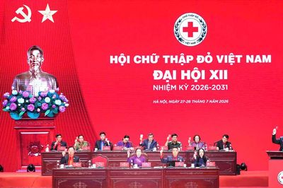 500 đại biểu tham dự phiên thứ nhất Đại hội Hội Chữ thập Đỏ Việt Nam lần thứ XII