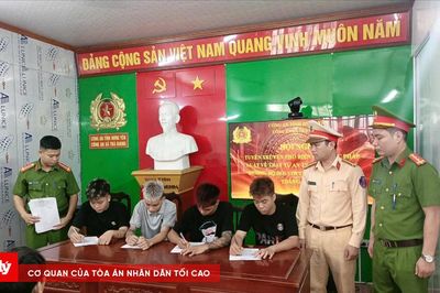 Trà Giang (Hưng Yên): Tuyên truyền pháp luật TTATGT cho thanh thiếu niên