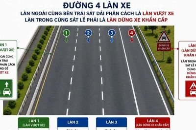 Cục CSGT đề xuất tổ chức riêng một làn đường dành cho xe vượt trên cao tốc