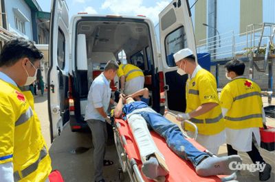 Liên tiếp cấp cứu nhiều ca tai nạn lao động nghiêm trọng