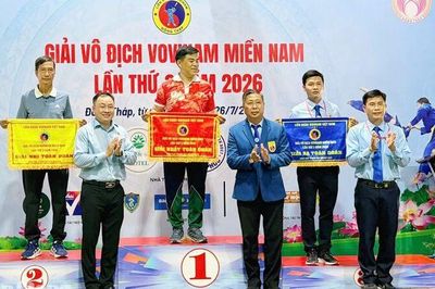 An Giang hạng nhì toàn đoàn tại Giải vô địch Vovinam miền Nam