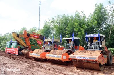 Triển khai thi công 2 dự án giao thông kết nối Sân bay Long Thành