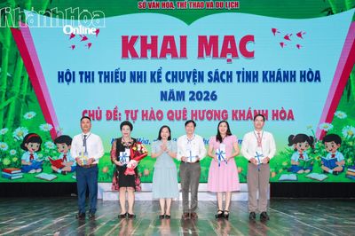 Khai mạc Hội thi thiếu nhi kể chuyện sách tỉnh Khánh Hòa