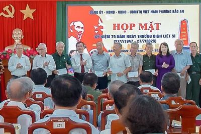 Phường Bảo An tọa đàm kỷ niệm 79 năm Ngày Thương binh - Liệt sĩ