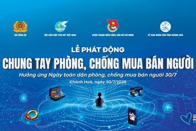 7 giờ 30 phút ngày 30-7: Livestream Lễ phát động chung tay phòng, chống mua bán người