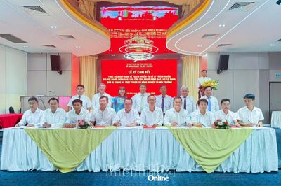 Sở Nông nghiệp và Môi trường tổ chức ký cam kết trách nhiệm của người đứng đầu