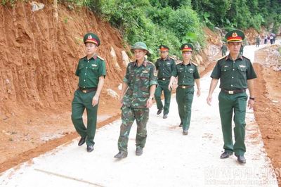 Đẩy nhanh tiến độ thi công, phấn đấu 31/7 hoàn thành đường vào Lân Nóng