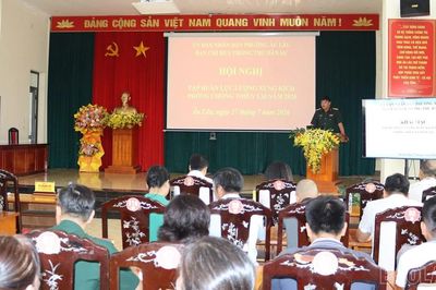 Phường Âu Lâu tập huấn nâng cao năng lực phòng, chống thiên tai cho 327 lực lượng xung kích