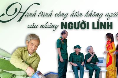 Hành trình cống hiến không ngừng của những người lính