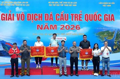 Lào Cai xếp thứ Ba toàn đoàn tại Giải Vô địch Đá cầu trẻ quốc gia năm 2026