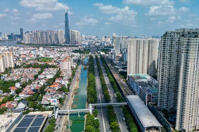 Dự án cải tạo rạch Đá Đỏ hơn 86 tỷ đồng cạnh tuyến Metro số 1 đạt 80% tiến độ