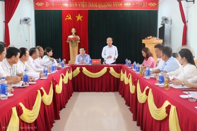 Thống nhất nội dung kế hoạch tổ chức lễ kỷ niệm 140 năm ngày mất Kỳ vĩ Quận công Nguyễn Văn Tường
