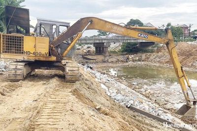 Đẩy nhanh tiến độ các công trình tiêu, thoát lũ ở Quảng Điền