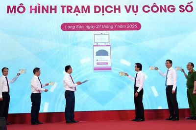 Khai trương mô hình trạm dịch vụ công số tại Lạng Sơn