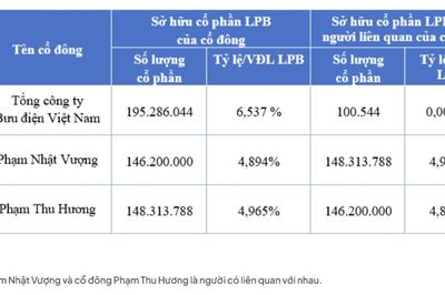 Hé lộ nhóm cổ đông liên quan đến tỷ phú Phạm Nhật Vượng nắm giữ gần 10% vốn tại LPBank