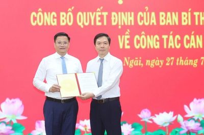 Thứ trưởng Bộ Tài chính Nguyễn Đức Tâm làm Phó Bí thư Tỉnh ủy Quảng Ngãi