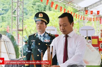 Điện Biên khánh thành công trình nâng cấp Khu tưởng niệm Anh hùng liệt sĩ Trần Văn Thọ