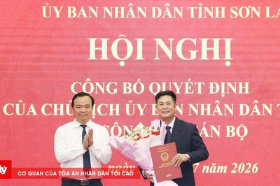 Bổ nhiệm Phó Chánh văn phòng UBND tỉnh Sơn La
