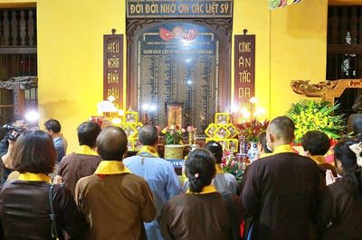 Phật giáo Việt Nam thực hiện nghi thức tưởng niệm tri ân Anh hùng liệt sĩ trên cả nước