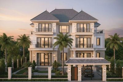 Chi phí xây nhà 3 tầng mái Thái 80m² bao nhiêu?