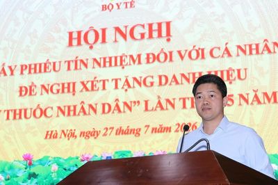Bộ Y tế lấy ý kiến đối với cá nhân đề nghị xét tặng danh hiệu 'Thầy thuốc Nhân dân' lần thứ 15