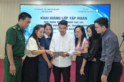 Điện Biên tập huấn ứng dụng AI cho hơn 80 nhà báo, cán bộ truyền thông