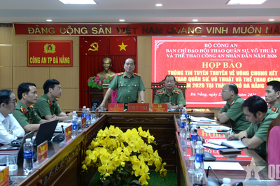 Hơn 4.700 vận động viên tranh tài tại Hội thao quân sự, võ thuật và thể thao Công an nhân dân năm 2026