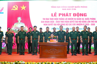 Nhà máy Z195 phát động phong trào thi đua thực hiện thắng lợi nhiệm vụ quân sự, quốc phòng