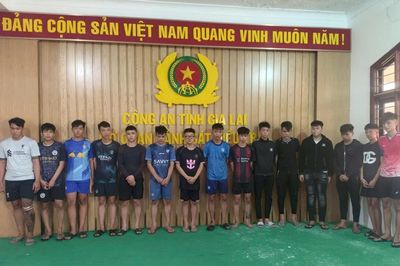 Kịp thời bắt giữ nhóm thanh thiếu niên dùng hung khí gây rối trật tự công cộng