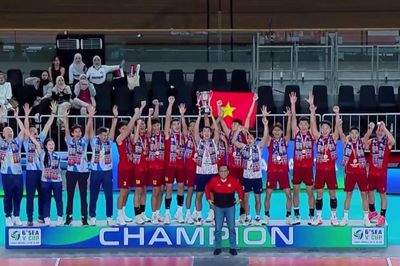 Bóng chuyền nam Việt Nam lần đầu vô địch SEA V.Cup 2026