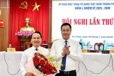 Phó Bí thư Thành ủy Nguyễn Đình Vĩnh giữ chức Chủ tịch Ủy ban MTTQ Việt Nam TP Đà Nẵng