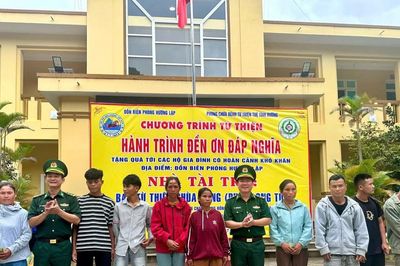 Bộ đội Biên phòng Quảng Trị tổ chức hoạt động tri ân, hỗ trợ nhân dân vùng biên