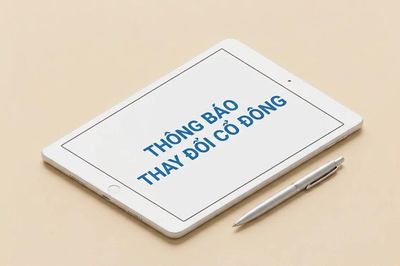 Vinasing Group thông báo về việc thay đổi nhân sự, cổ đông