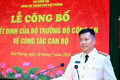 Công an Hải Phòng có tân Phó Giám đốc