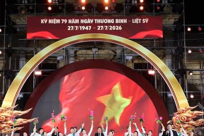 'Vành hoa lửa' - khúc tráng ca tri ân 79 năm Ngày Thương binh Liệt sĩ