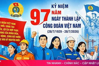 Công đoàn Việt Nam 97 năm bền bỉ đồng hành cùng người lao động