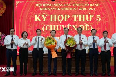 Ông Lương Tuấn Hùng được bầu làm Phó Chủ tịch Ủy ban Nhân dân tỉnh Cao Bằng