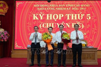 Ông Lương Tuấn Hùng được bầu làm Phó Chủ tịch UBND tỉnh Cao Bằng