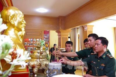 Màu áo xanh Biên phòng thành phố Huế trong ngày tri ân 27/7